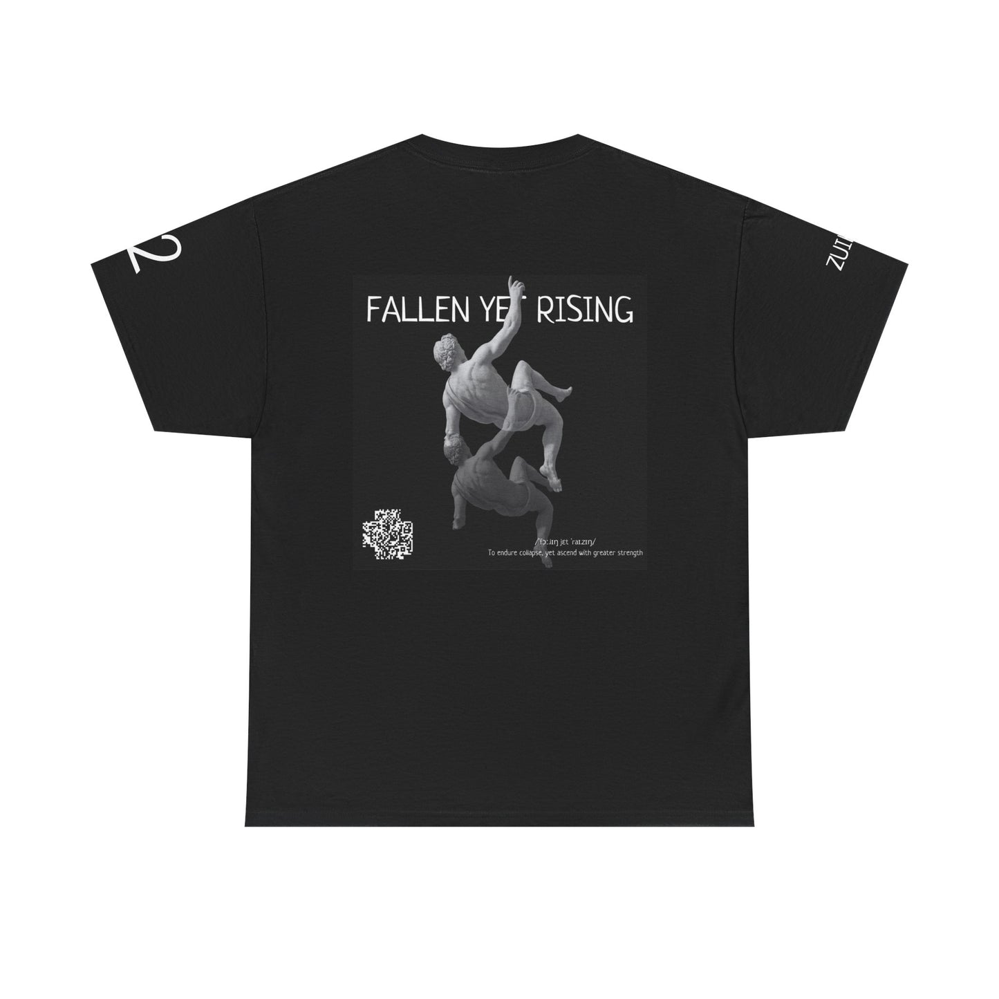 Falling Apollo Statue Graphic Heavy Tee