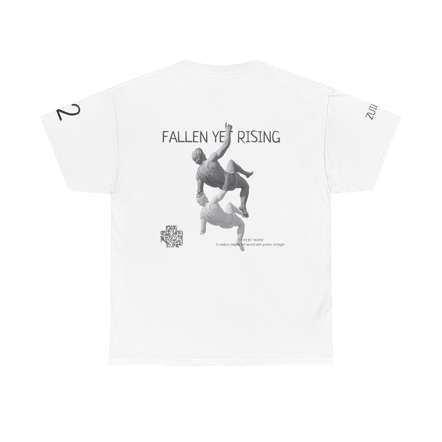 Falling Apollo Statue Graphic Heavy Tee