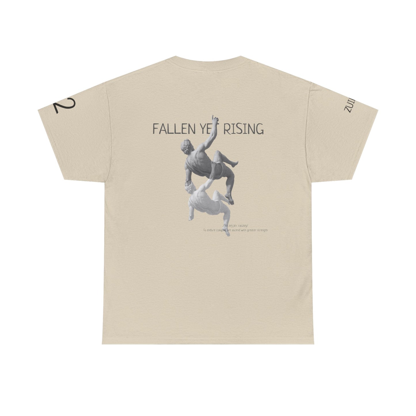 Falling Apollo Statue Graphic Heavy Tee