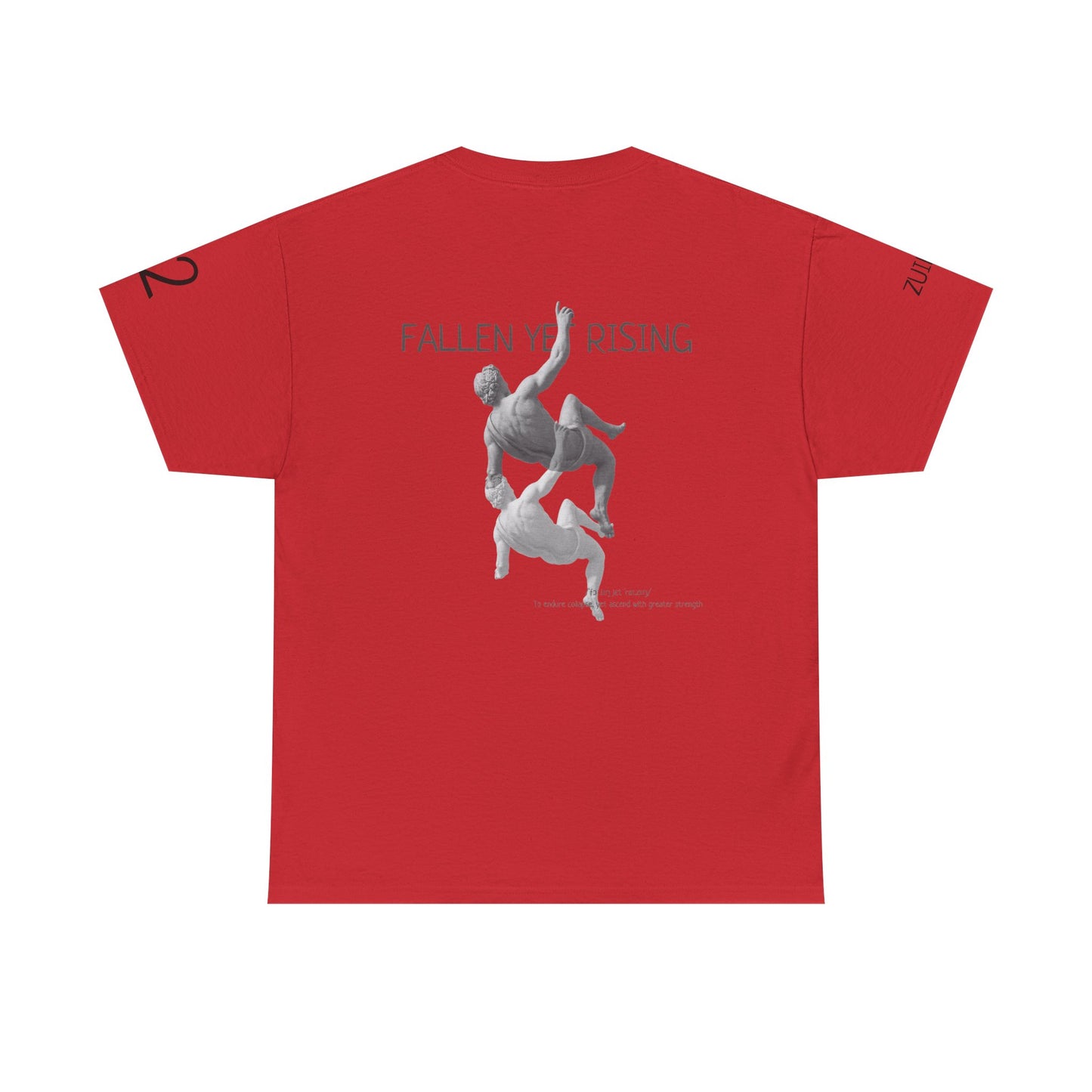 Falling Apollo Statue Graphic Heavy Tee