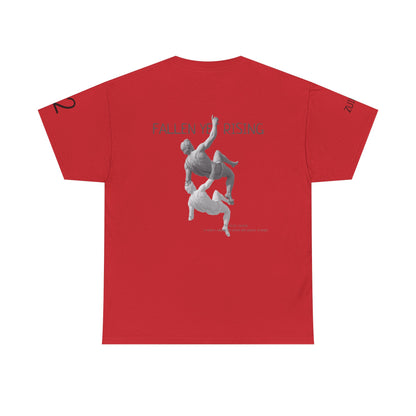 Falling Apollo Statue Graphic Heavy Tee